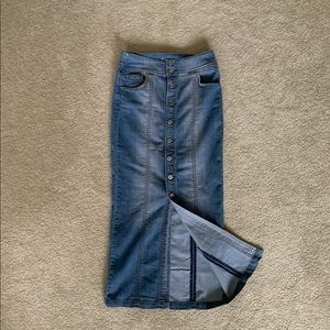 Maxi Denim Skirt